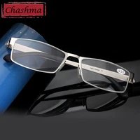 chashma brand men alloy optical reading glasses gentlemen fashion large frame eyeglasses for reading