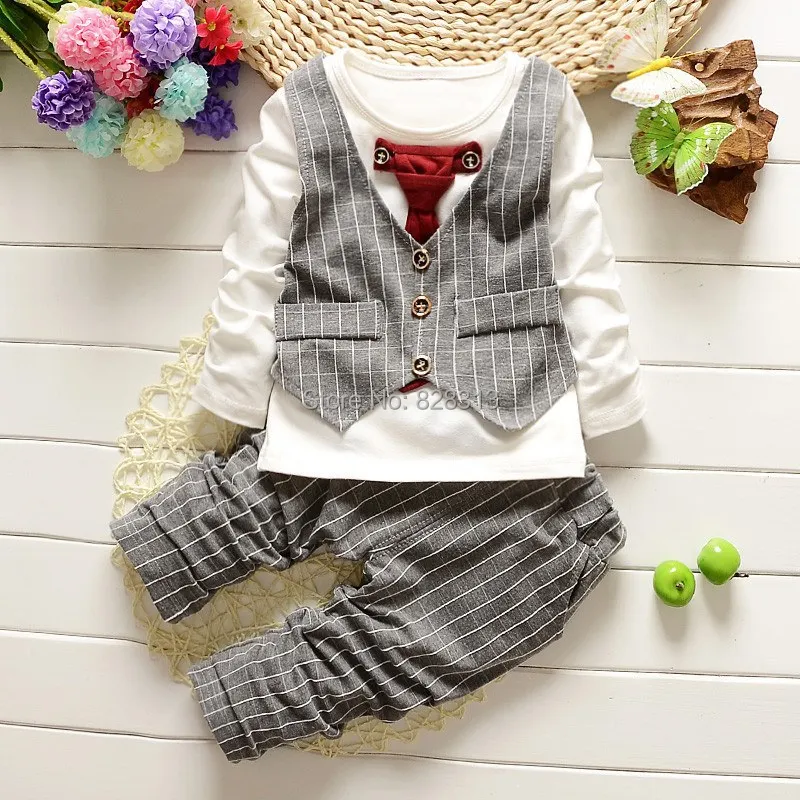 Vestidos/комплекты одежды для отдыха маленьких мальчиков детская хлопковая Футболка