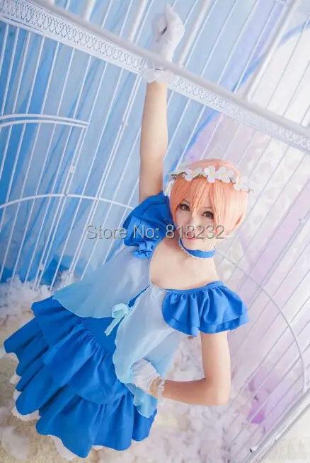 Шифоновое платье футболка Love Live Yume no Tobira Dreams Gate Rin Hoshizora Униформа наряд аниме