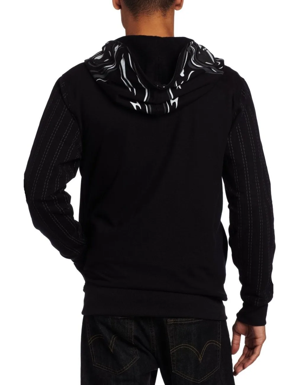 Толстовка с капюшоном Дарт Вейдер на молнии из хлопка костюм для косплея размер