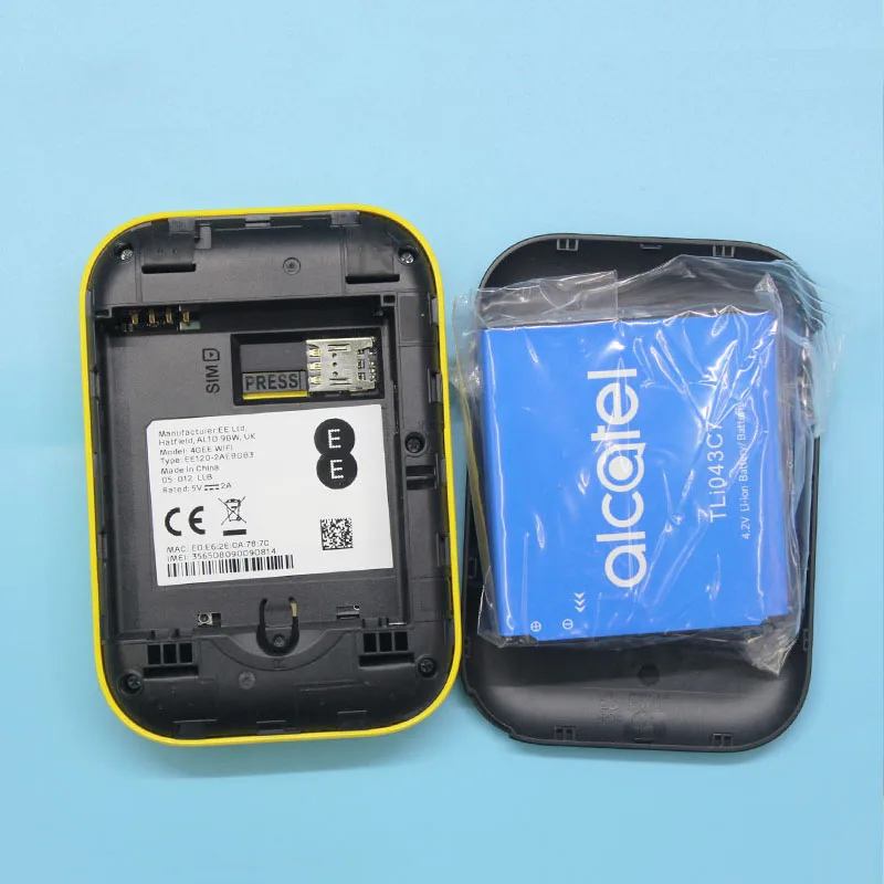 Разблокированный Alcatel EE120 Cat12 600 Мбит/с портативный аккумулятор 4300 мАч 4G LTE