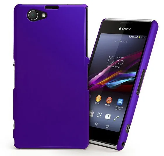 Full Protective for Sony Xperia Z1 Compact Case+Tempered Glass Slim Matte Cover Thin Hard Case |