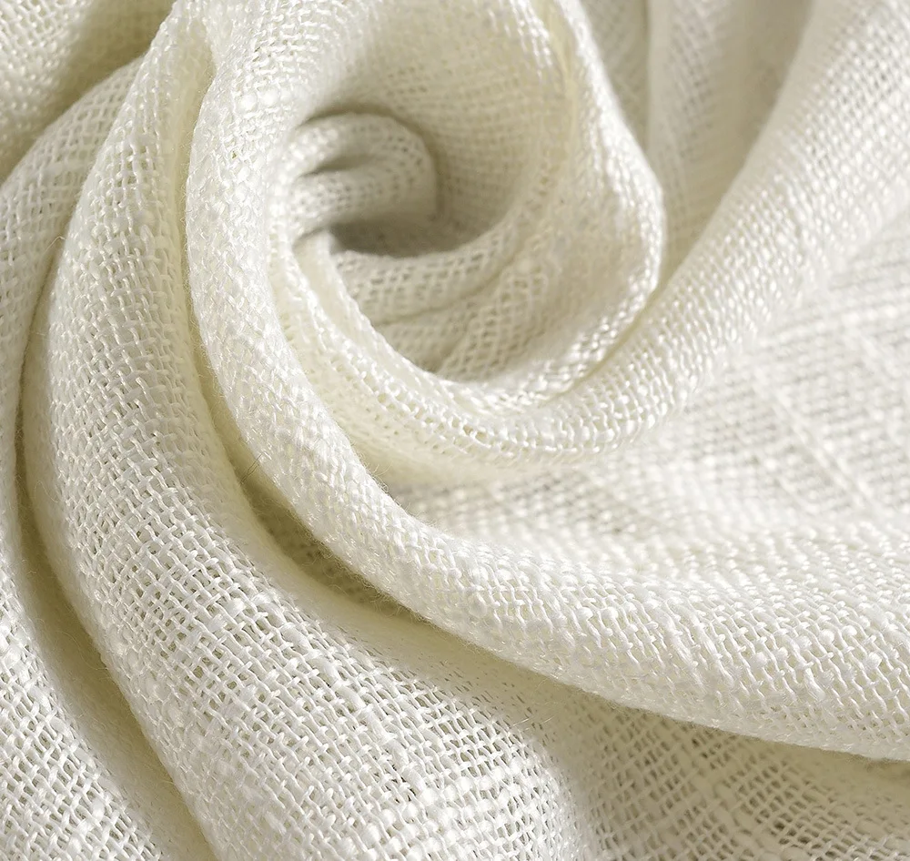 Белая хлопковая текстура в американском стиле декоративные тканевые занавески