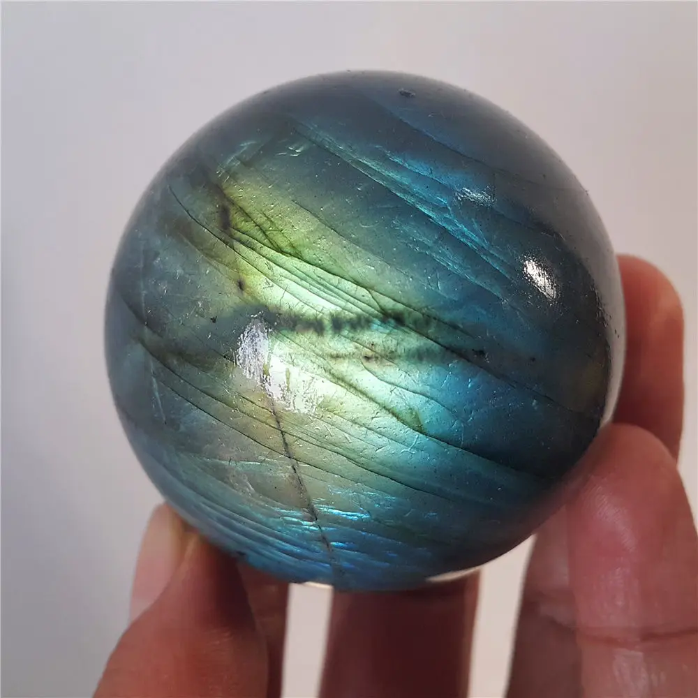 

sale natural blue light labradorite crystal ball for decoration