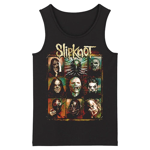 Todhoof Slipknot тяжелый металл новая волна американского тяжелого металла Deathcore мужской топ топы на бретелях Азиатский размер - Цвет: 2
