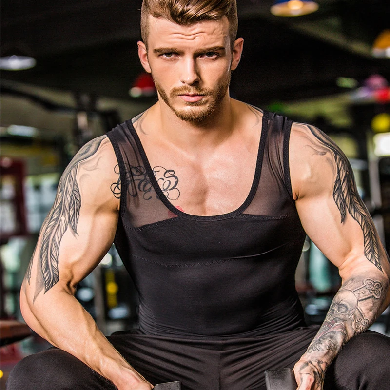 Для Мужчин's формирователь со скрещиванием сзади топы Абдо мужчин талии тренер