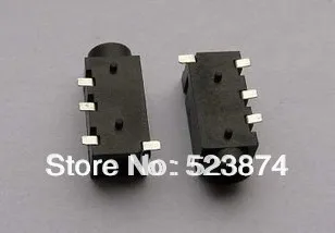 Бесплатная Доставка 10 шт. Оригинальный Новый 4PIN SMD 3 5 мм гнездо для подключения