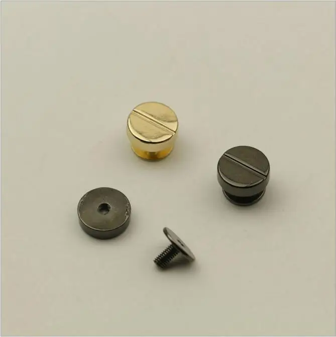 (20 шт./лот) ручная кожаная сумка для багажа декоративные металлические аксессуары