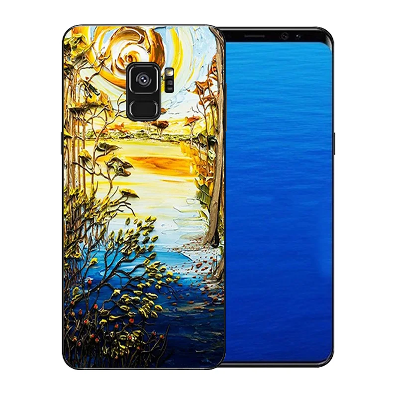 6 2 &quotпрозрачный силиконовый чехол для Samsung Galaxy S9 Plus с рисунком Ван Гога мягкий из