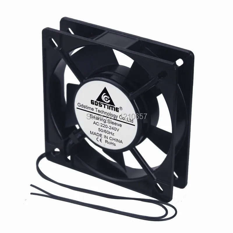 

1PCS Gdstime AC 220V 240V Brushless Cooling Fan 2 wire Cooler 11025s 110 x 110 X 25mm