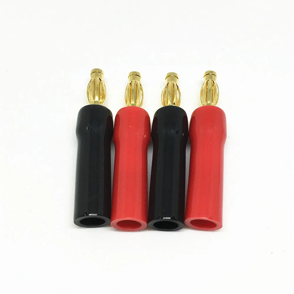 2 шт. позолоченные штекеры 4 мм|connectors gold|connector 4mmconnector wire |