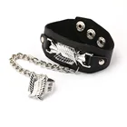 Джулия Аниме обувь для косплея по аниме атака на Титанов Wings of FreedomRings браслеты для щиколоток, для панков PU кожаный браслет для мужчин и женщин ювелирные изделия JJ11948