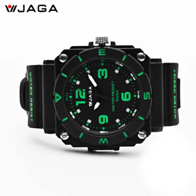 JAGA 2018 новые уличные мужские спортивные часы брендовые Цифровые кварцевые