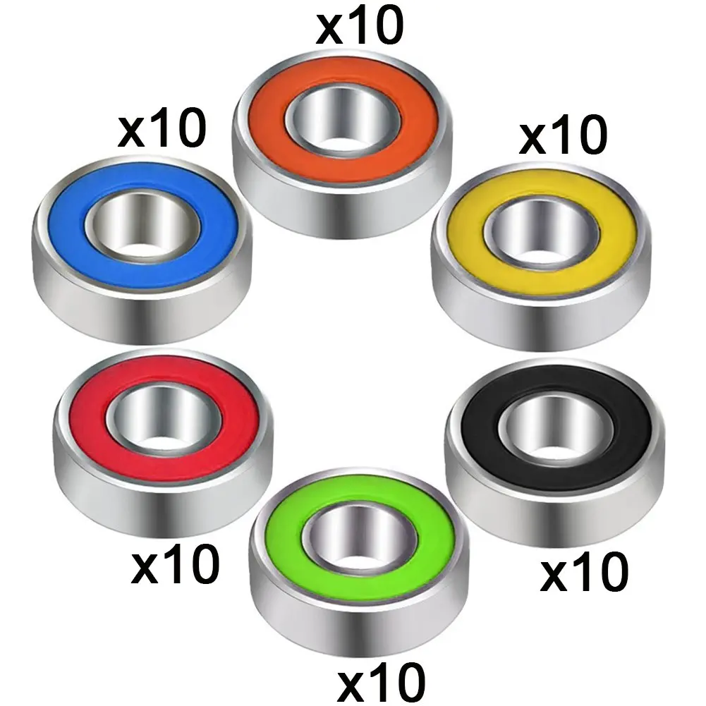 Новинка 10 шт. 608 гибридные шарикоподшипники для игрушечного спиннера Tri Spinner