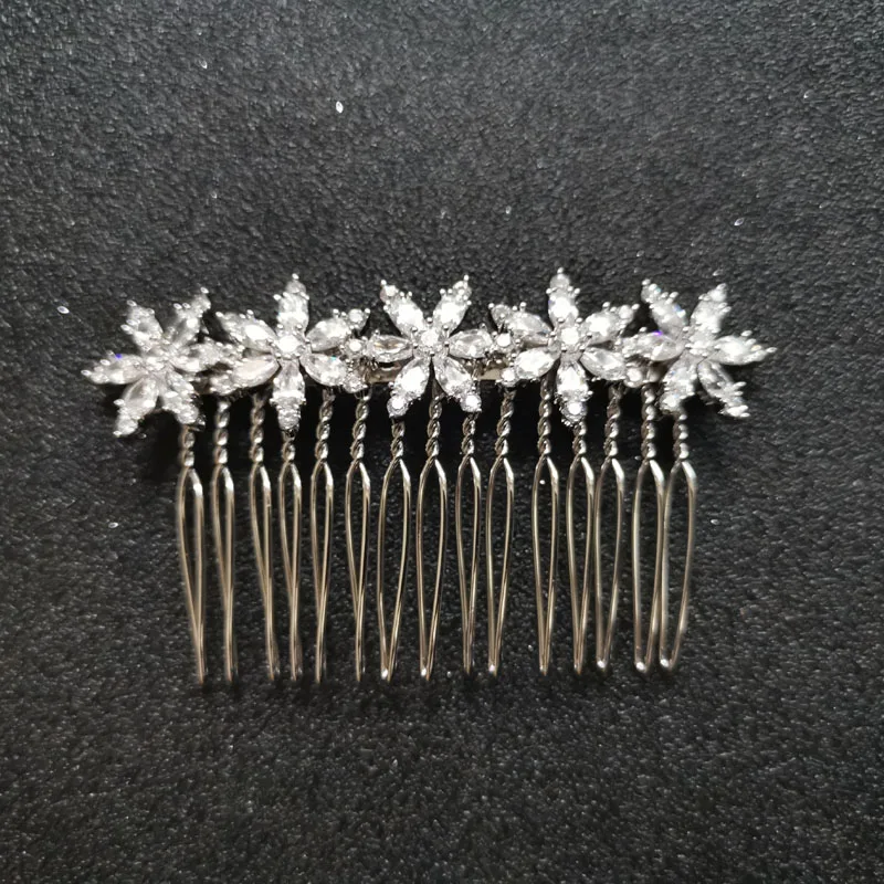 SLBRIDAL Роскошные трендовые очаровательные модные зубцы с кубическим цирконием