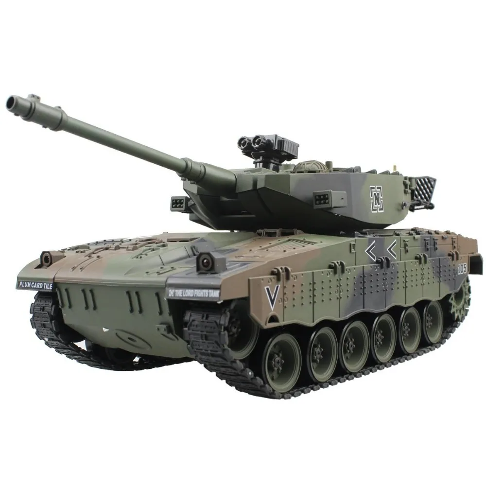 Зеленый Радиоуправляемый Танк Израиль Merkava Тактический автомобиль основной боевой военный основной боевой танк модель звуковая отдача электронные игрушки для Хобби Подарки - Цвет: Зеленый