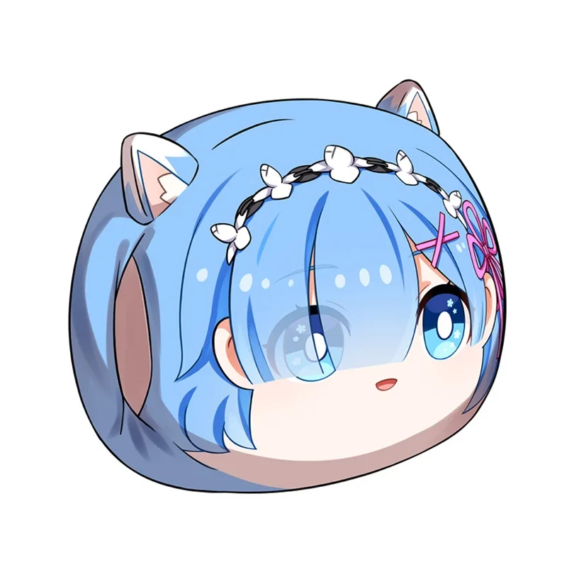 Аниме грелка для рук Подушка Rem My Hero Academy Tensei shitara Slime Datta Ken Косплей теплая зимняя теплая ручная плюшевая игрушка - Цвет: Rem
