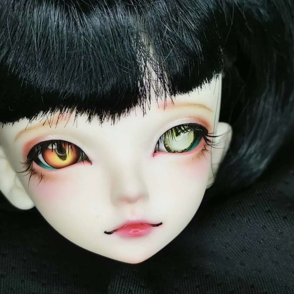 Дата битва Tokisaki Kurumi Bjd глаза часы глаза 1/4 1/3/6 1/8 BJd Кукла SD MSD 8 мм 10 мм 12 мм 14 мм 16 мм с принтом куклы аксессуары