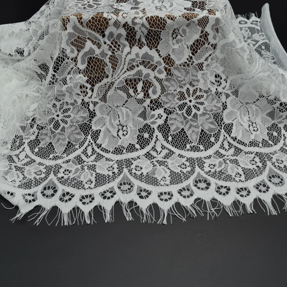 10 шт. 3 ярда романтическая сетка для ресниц мягкая кружевная ткань свадебное