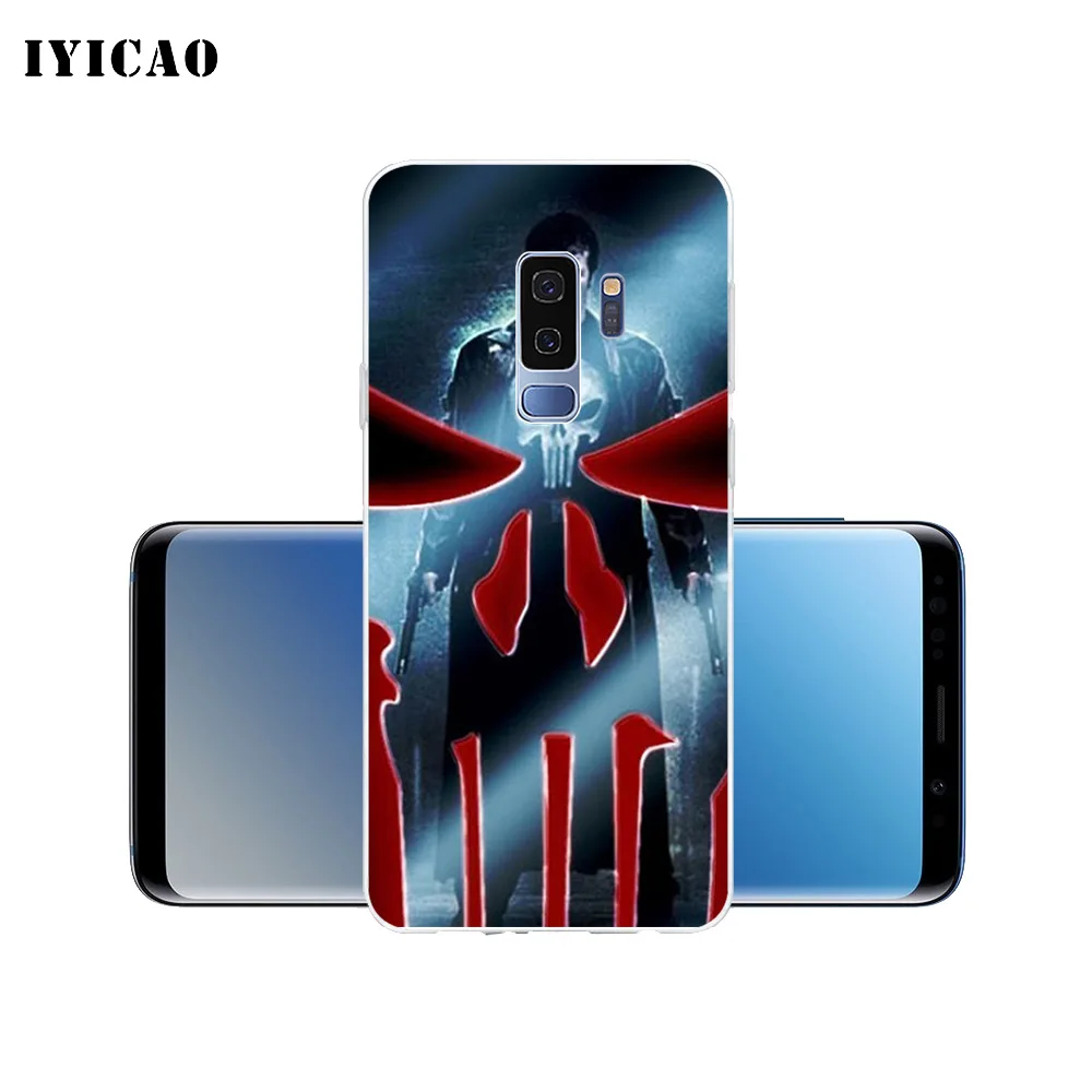 IYICAO с черепом The Мягкий силиконовый чехол для телефона для samsung Galaxy S10e S10 S9 S8 плюс S7 Edge ТПУ чехол