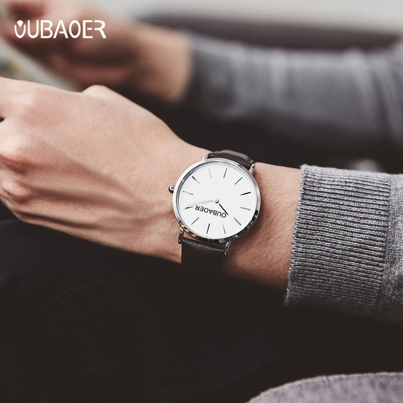 OUBAOER Роскошные Брендовые женские кварцевые наручные часы бизнес модельные