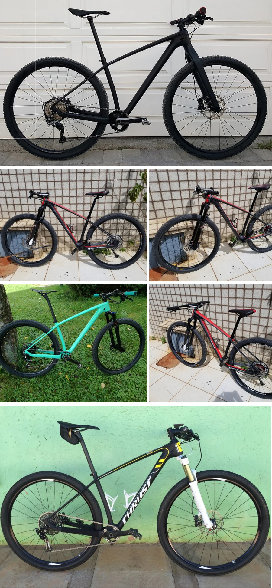 Упорная карбоновая mtb рама 29er 15 17 19 горный велосипед карбоновая рама для горного велосипеда 29er 27,5 er черный матовый глянцевый BSA BB30 для велосипеда