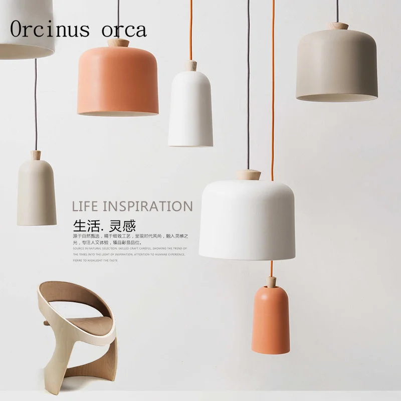 Люстра В нордическом стиле для ресторана бара спальни кровати Простая Офисная