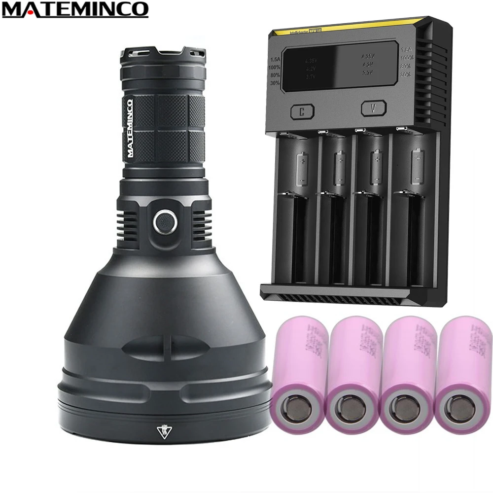 MATEMINCO MT35 PLUS фонарик CREE XHP35 Hi max 2700 люмен 2416 м фонарь для броса луча + 4*3500 мАч 35E