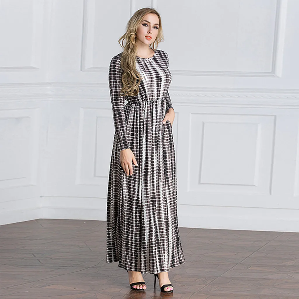 Бесплатная страусиное мусульманское платье для женщин MyBatua Abaya Islamic одежда