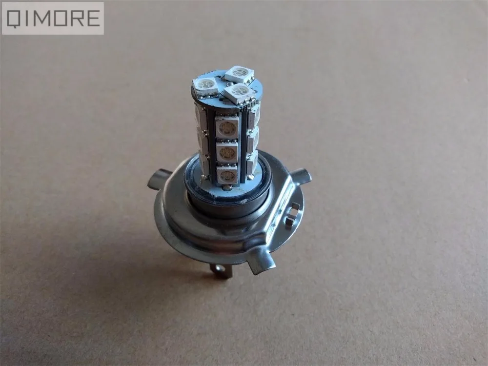 1 шт 12 в 5050 18 SMD 18 светодиодный H4 лампа противотуманная фара фонарь светодиодный лампы для автомобиля скутер мотоцикла/белый или синий свет
