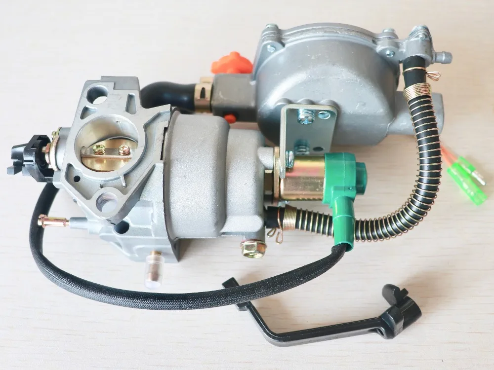 Карбюратор для генератора 188F GX390 двойное топливо, carb 4,5-7.0KW ручной дроссель карбюратор запчасти генератора