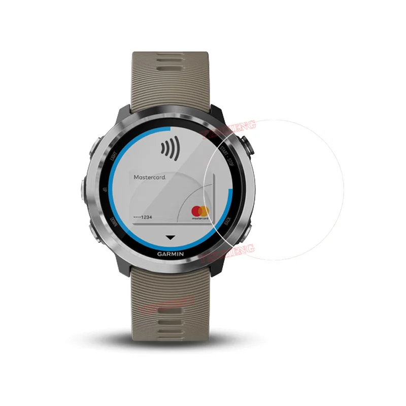 2 упак. военные невидимого спереди фильм Экран протектор для Garmin Forerunner 645 gps Running
