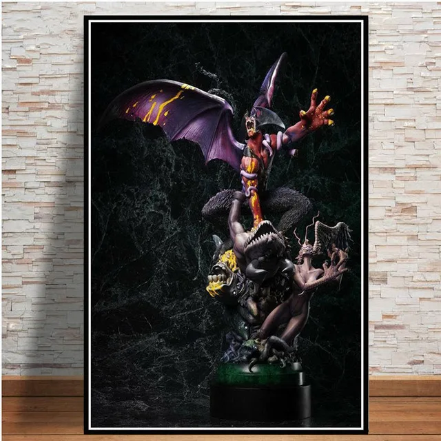 BO xianru510-05 Картина на холсте для украшения дома, настенная живопись devilman crybaby, японское аниме, скандинавские картины, модульный плакат, прикроватный фон - Цвет: BO xianru510-05