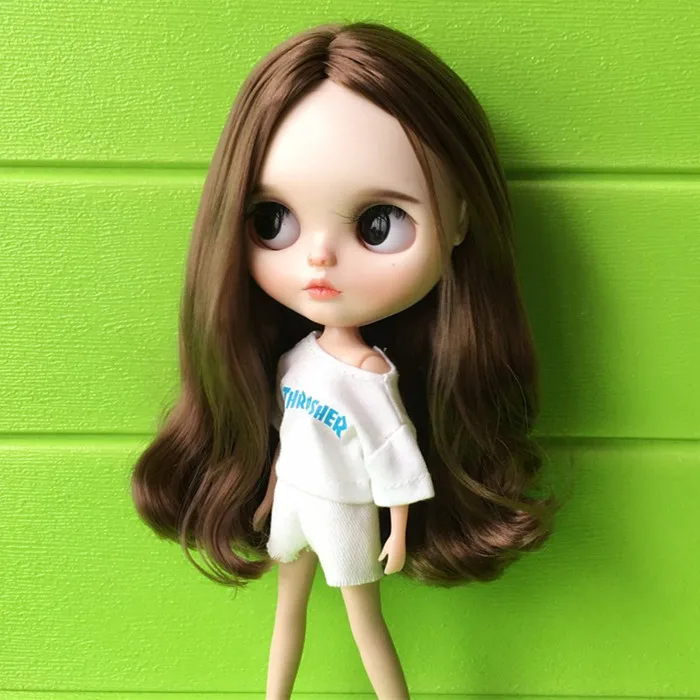 Kawayii короткая футболка костюм Blyth рубашка набор для Барби юбка Azone Momoko Кукла