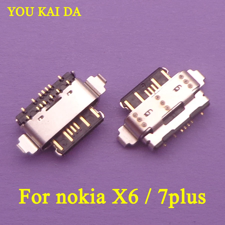 1X micro mini USB зарядное устройство зарядный порт для Nokia 2 3 5 6 6X 7 plus 8 TA-1029 1099 разъем