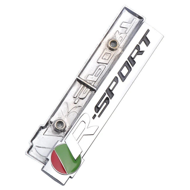 3D Модные металлические R спортивные автомобильные наклейки Передняя решетка