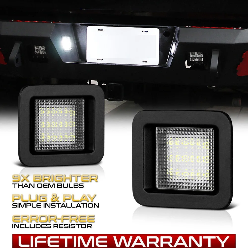 

"Супер яркий" 2015-2019 Ford F-150 SMD светодиодный светильник номерного знака корпус лампы 2 шт