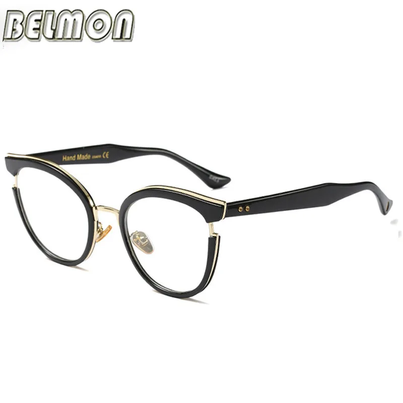 97551 Black Belmon, оправа для очков, женские компьютерные оптические очки по рецепту, оправа для очков, прозрачные линзы, очки, 97551 - Цвет оправы: 97551 Black