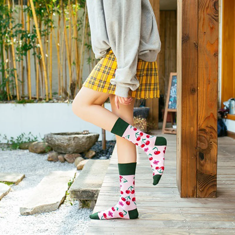 KEP бренд Harajuku Новинка Лидер продаж хлопок для женщин носки девочек тенденция