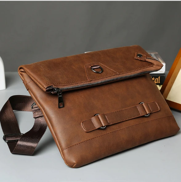 Винтажная Мужская Дизайнерская Сумка вместительный Повседневный клатч-конверт