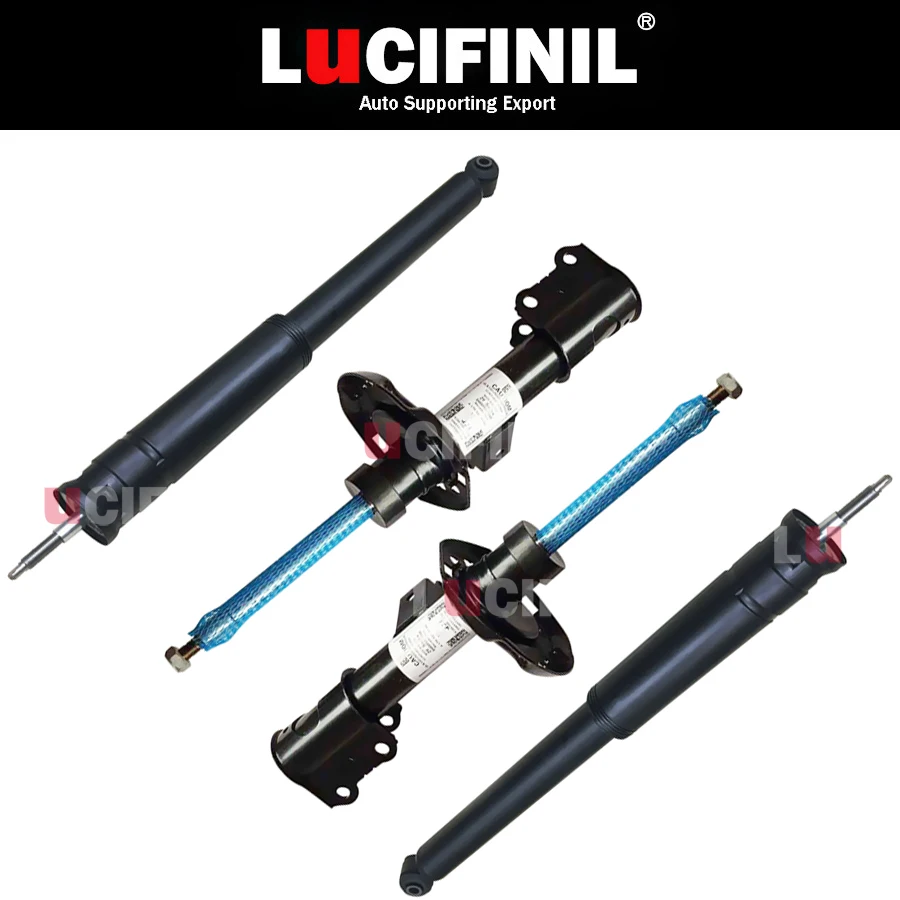 LuCIFINIL- 4 шт. передняя подвеска пружина задняя подвеска амортизатор Fit Mercedes CLA45 1763235100(200) 1763202631