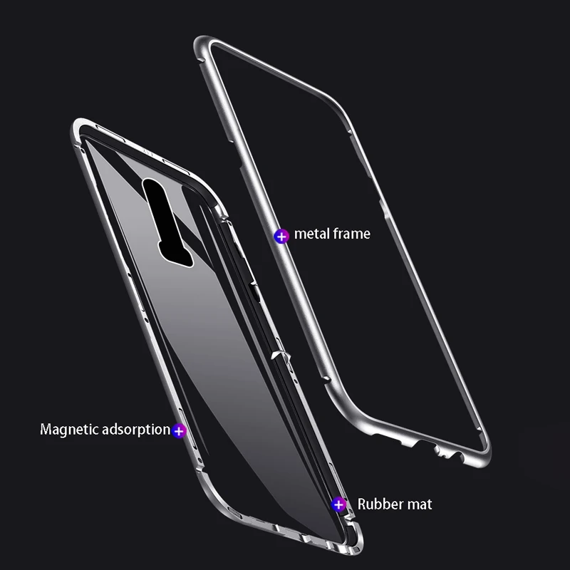 Магнитный адсорбционный чехол для телефона OnePlus 7 Pro One Plus 6 T задняя крышка из