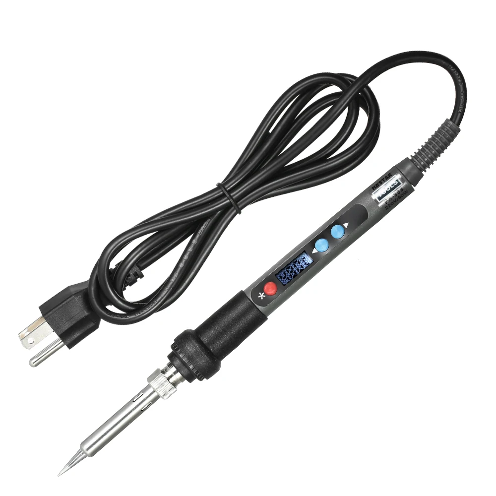 Black HLZS-PX-988 90 Вт Подсветка ЖК-цифровой термостат регулируемый бессвинцовый Электрический паяльник ESD Мини паяльная станция - Цвет: Black