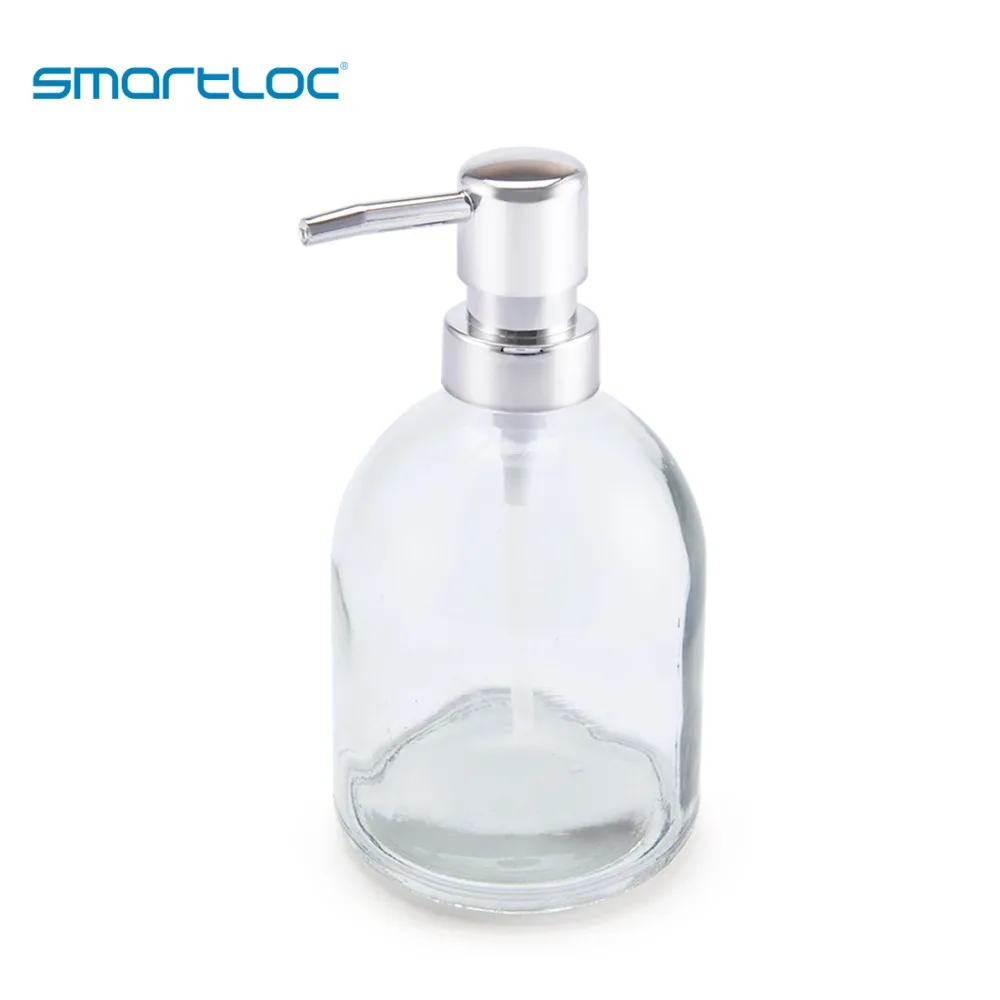 

smartloc Glass Handy Pump Soap Dispenser Holder Bathroom Organizer Bath Container Hand Wash Storage Box Makeup Organizers