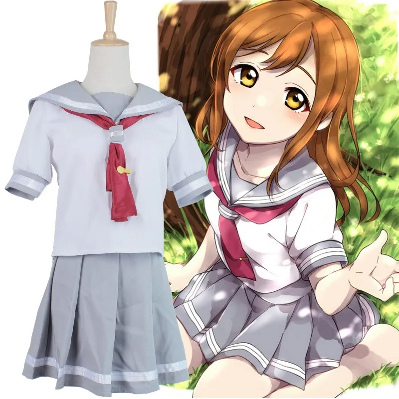 Японское аниме Love Live Lovelive Sunshine Косплей Костюм таками Чика Девушки Сейлор Aqours