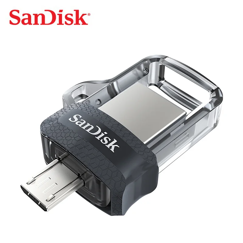 Флеш накопитель SanDisk mini 32 Гб OTG USB флеш 16 ГБ 64 128 двойной Автомобильный ключ Usb 3 0