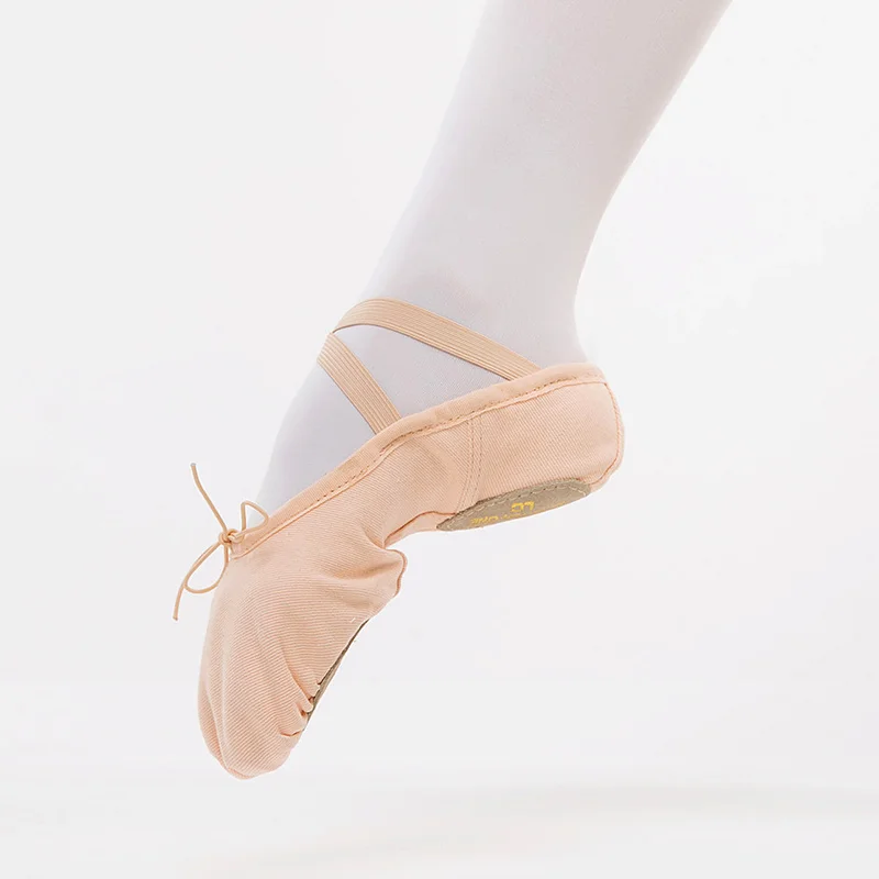 Sansha/Балетки для взрослых эластичная ткань с эластичным ремешком и шнурком черные