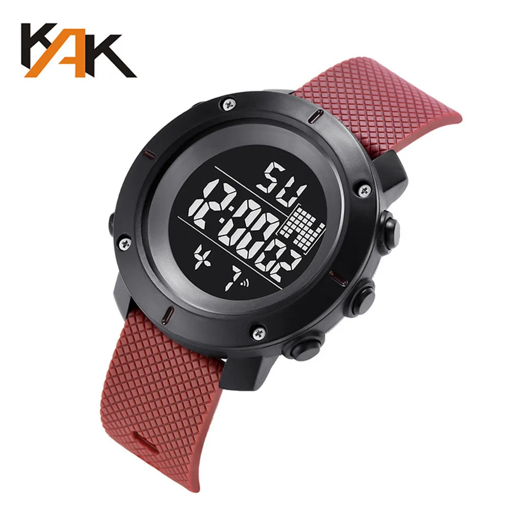 Модные высококачественные мужские водонепроницаемые электронные часы серии 30 м