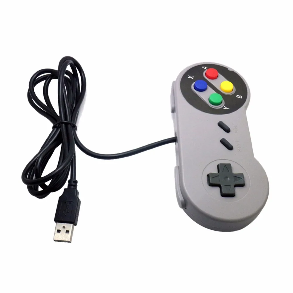 Ручка в стиле ретро геймпад проводной USB контроллер игровой джойстик для Nintendo SNES
