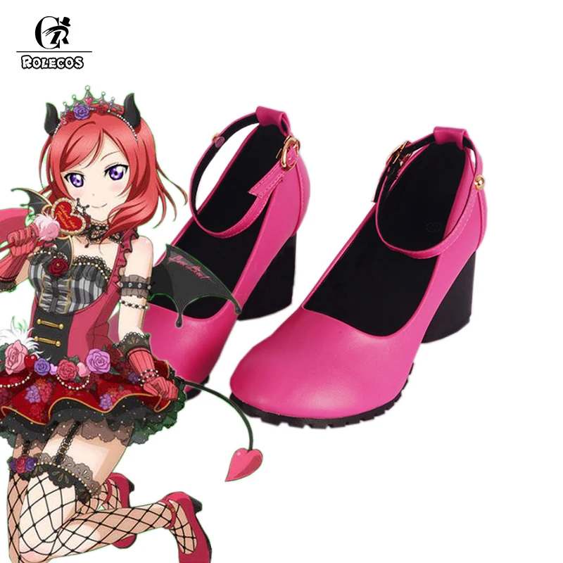 ROLECOS/Обувь для костюмированной вечеринки в стиле аниме Love Live обувь Little Devil Arousal
